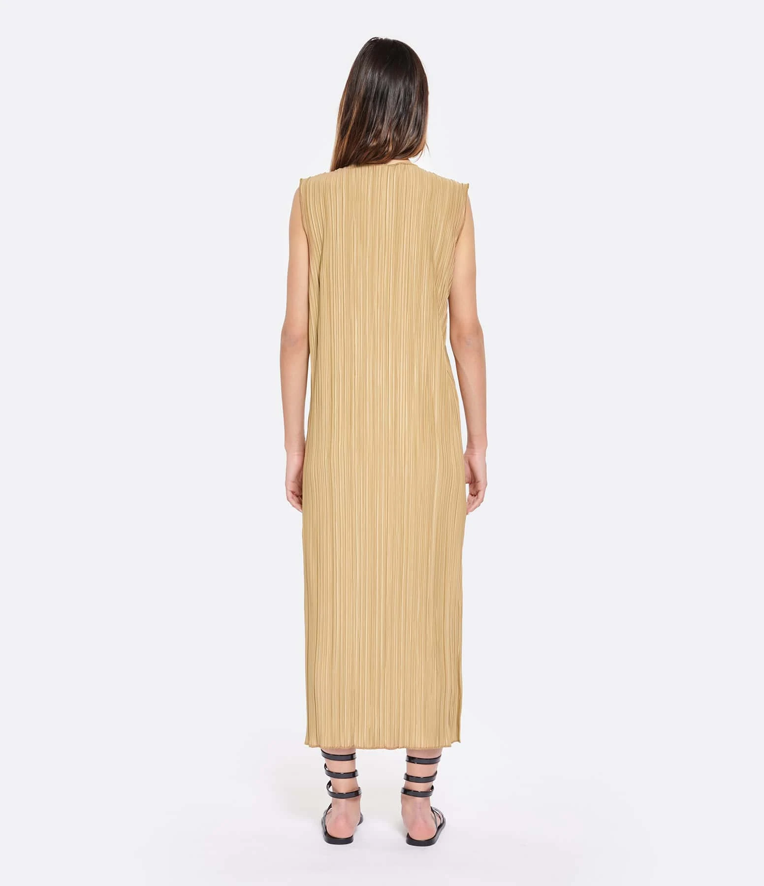 ANINE BING Robe Longue Melanie Marron 6 ANINE BING Robe Longue Melanie Marron – Image 4