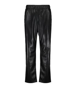 ANINE BING Pantalon Simili Cuir Noir