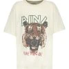 ANINE BING Tee-shirt Tiger Coton Organique Stone -ANINE BING Boutique anine47898 pck20221006 1