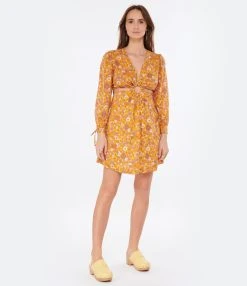 ANTIK BATIK Robe Courte Marty Orange -ANINE BING Boutique antik look20230110 111 1