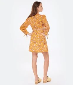 ANTIK BATIK Robe Courte Marty Orange -ANINE BING Boutique antik look20230110 117 1