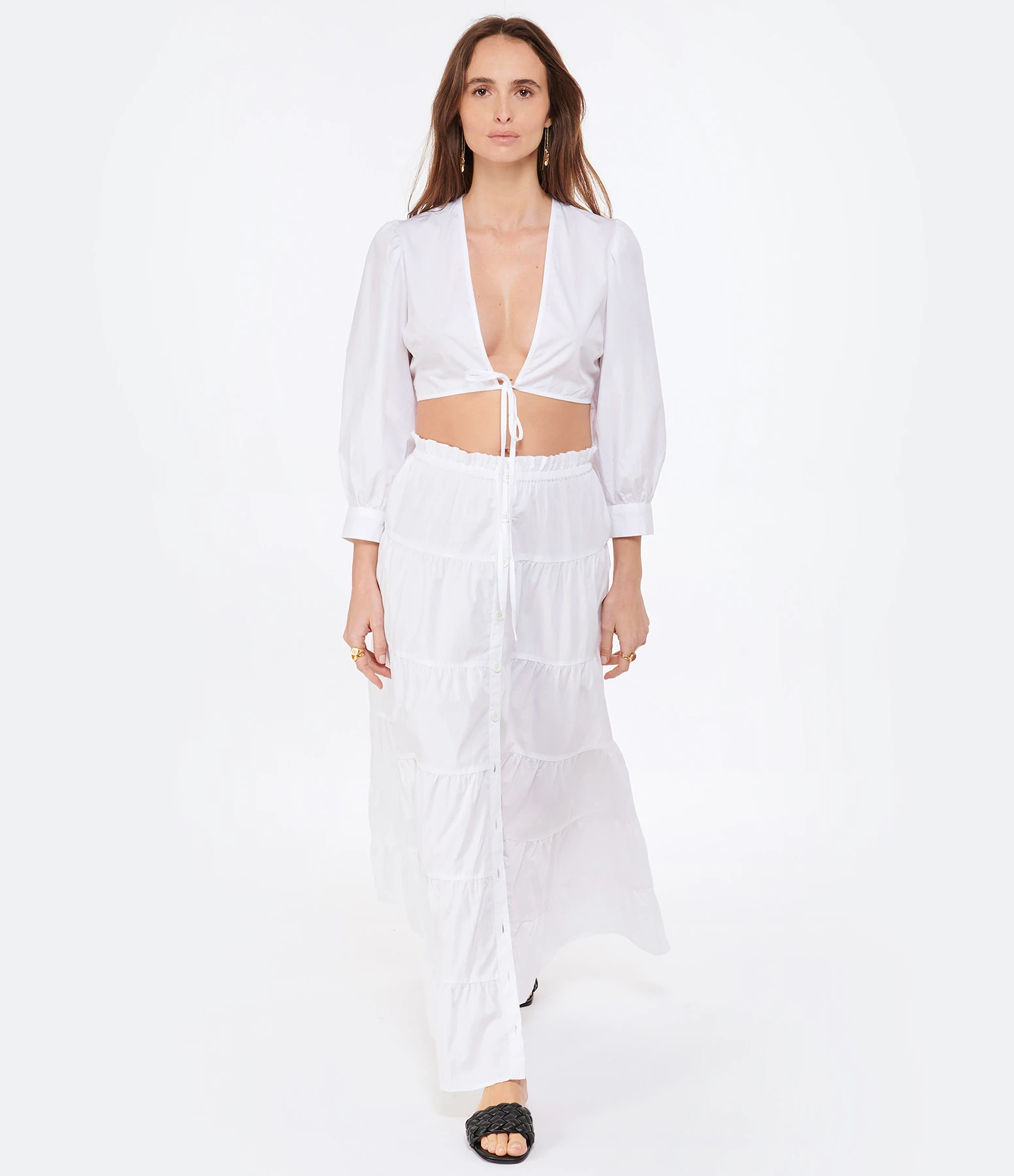 ANTIK BATIK Top Court Karo Blanc 7 ANTIK BATIK Top Court Karo Blanc – Image 5