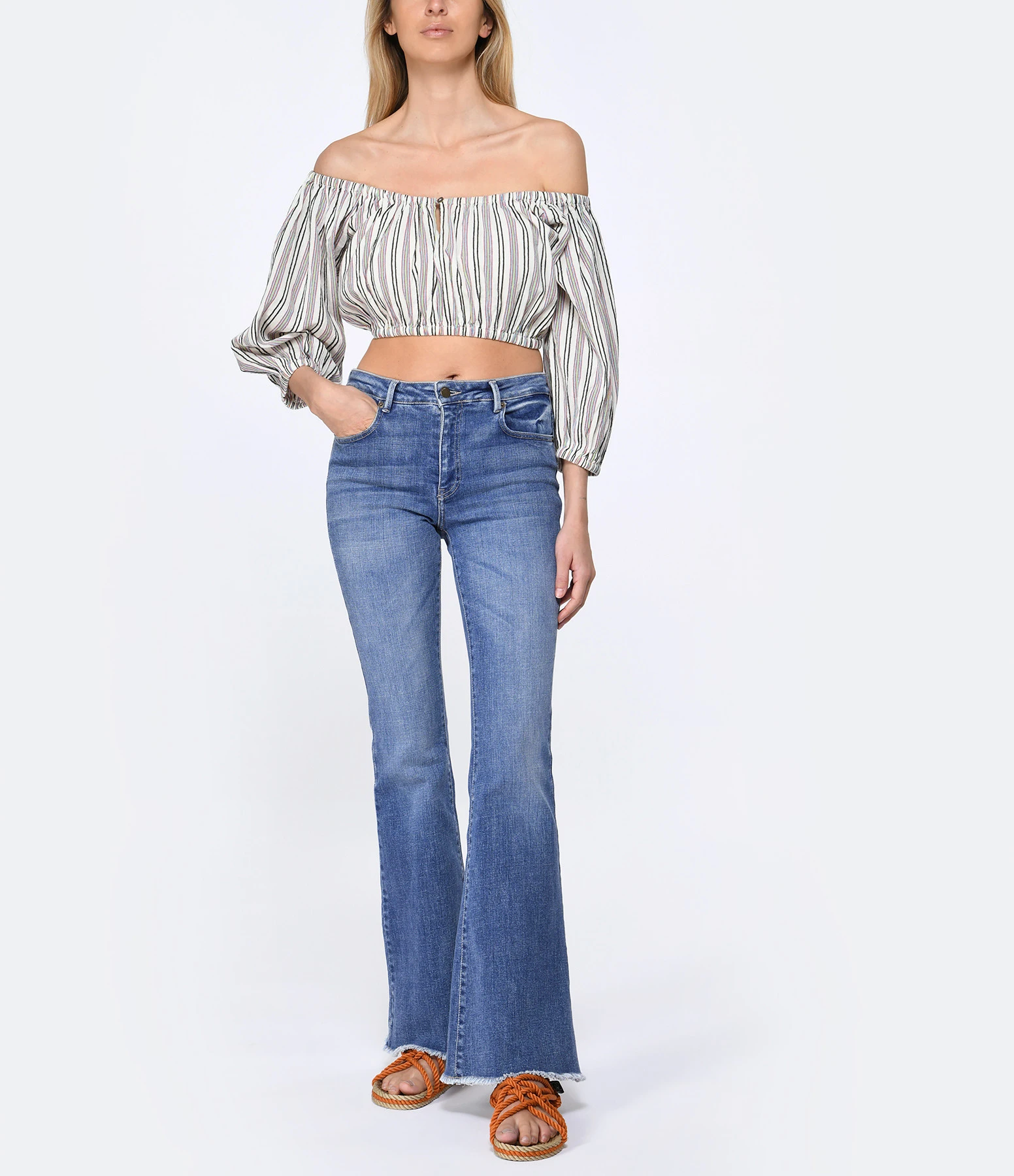 ANTIK BATIK Top Juliette Rayure Multicolore 6 ANTIK BATIK Top Juliette Rayure Multicolore – Image 4