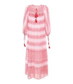 ANTIK BATIK Robe Longue Amelie Rose