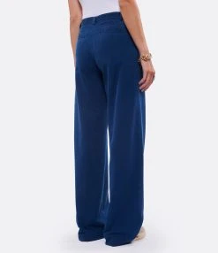 A.P.C. Pantalon Fin Cléo Coton Bleu Indigo Délavé -ANINE BING Boutique apcco look20220607 274