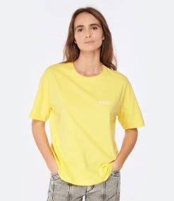 A.P.C. Tee-shirt Karol Coton Jaune -ANINE BING Boutique apcco look20221130 182