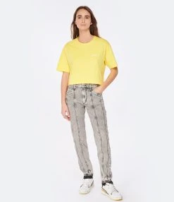 A.P.C. Tee-shirt Karol Coton Jaune -ANINE BING Boutique apcco look20221130 185