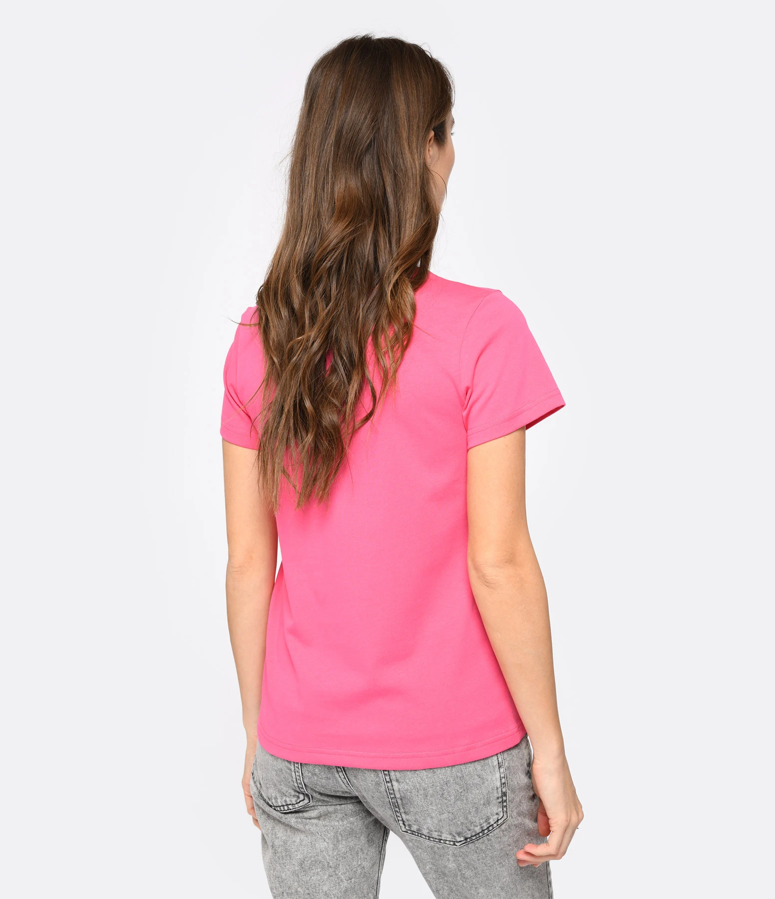 A.P.C. Tee-shirt New Denise Coton Rose Vif 6 A.P.C. Tee-shirt New Denise Coton Rose Vif – Image 4