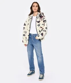 A.P.C. Tee-shirt Denise Coton Blanc -ANINE BING Boutique apcco look20221215 61