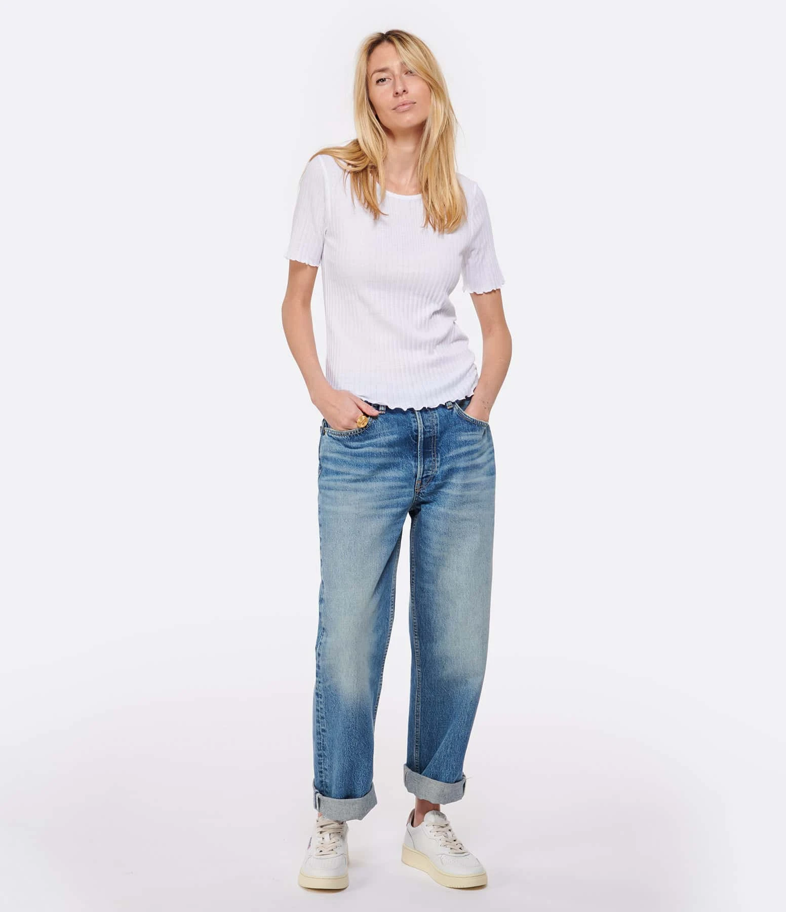 A.P.C. Top Elena Coton Blanc 6 A.P.C. Top Elena Coton Blanc – Image 4