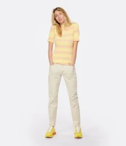 A.P.C. Top Victoire Coton Jaune Clair -ANINE BING Boutique apcco look20230125 331