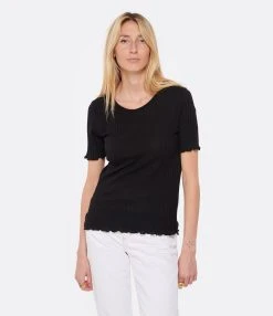 A.P.C. Top Elena Coton Noir 9 A.P.C. Top Elena Coton Noir -ANINE BING Boutique apcco look20230125 549