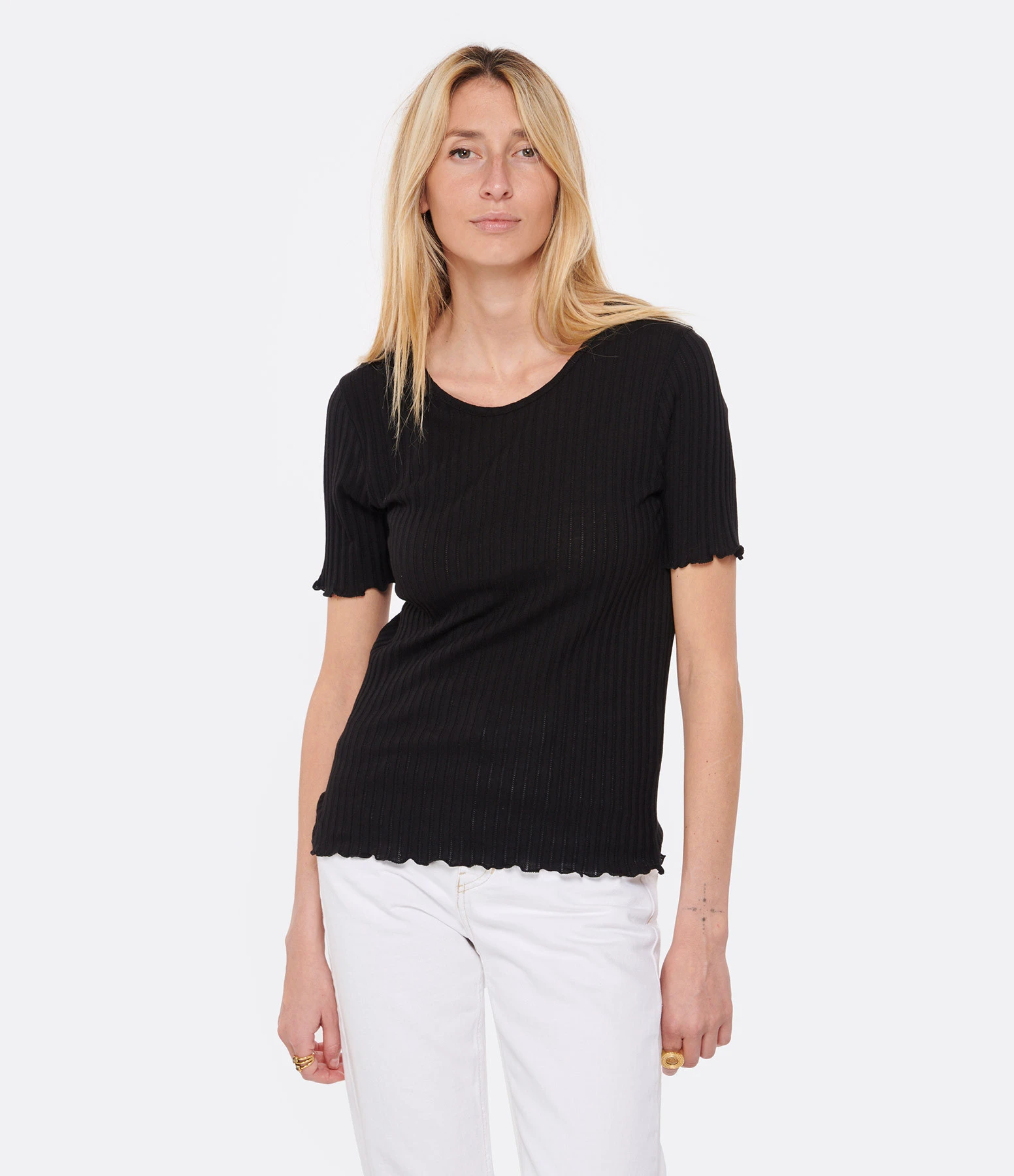 A.P.C. Top Elena Coton Noir 5 A.P.C. Top Elena Coton Noir – Image 3