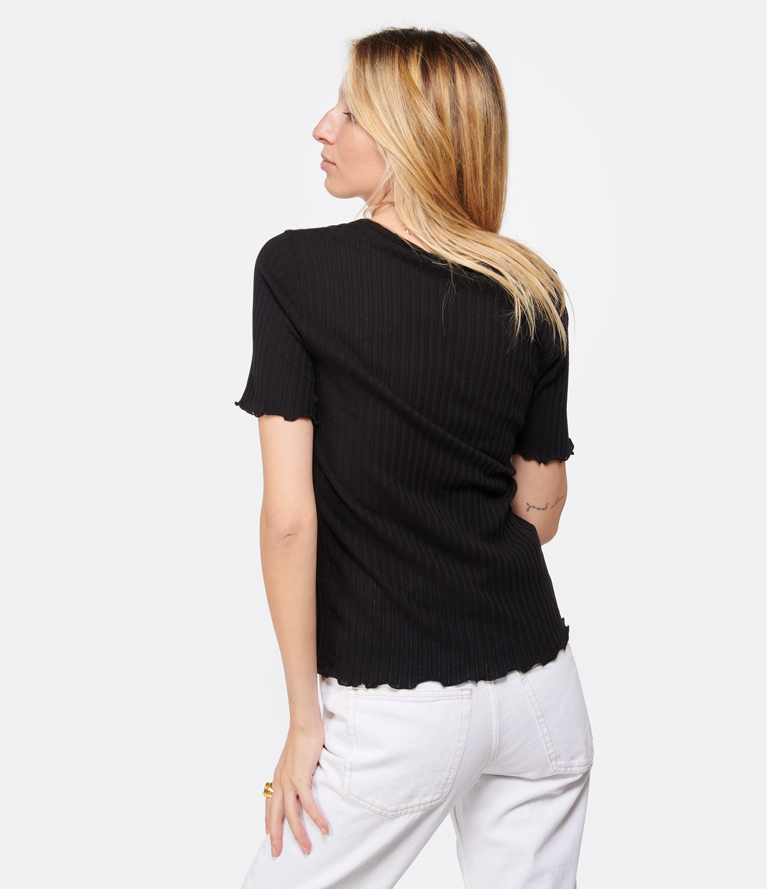 A.P.C. Top Elena Coton Noir 7 A.P.C. Top Elena Coton Noir – Image 5