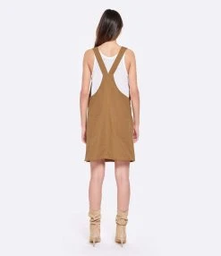 A.P.C. Salopette Robe Poala Caramel 7 A.P.C. Salopette Robe Poala Caramel -ANINE BING Boutique apcco look20230203 292 1