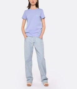 A.P.C. Tee-shirt New Denise Coton Lila 8 A.P.C. Tee-shirt New Denise Coton Lila -ANINE BING Boutique apcco look20230223 220