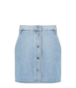 A.P.C. Jupe Paula Coton Indigo Délavé