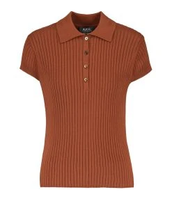 A.P.C. Polo Jess Coton Whiskey