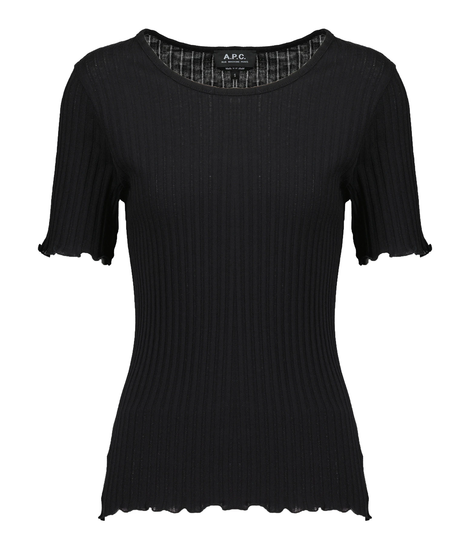 A.P.C. Top Elena Coton Noir 3 A.P.C. Top Elena Coton Noir