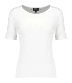 A.P.C. Top Elena Coton Blanc