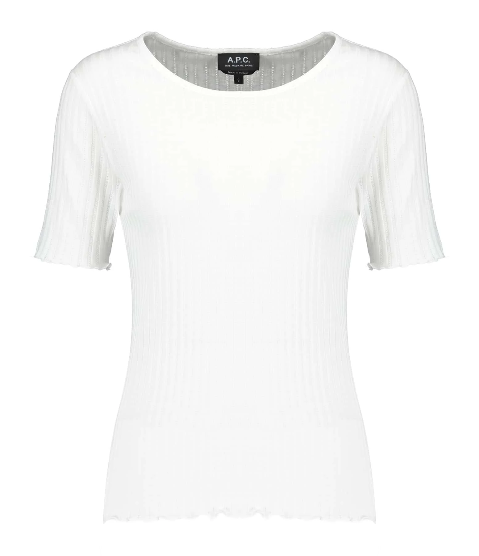 A.P.C. Top Elena Coton Blanc 3 A.P.C. Top Elena Coton Blanc