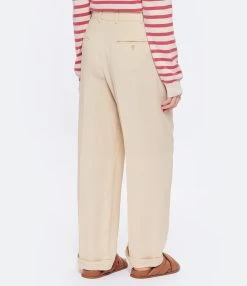 A.P.C. Pantalon Melissa Laine Écru 12 A.P.C. Pantalon Melissa Laine Écru -ANINE BING Boutique apcvi look20230104 124