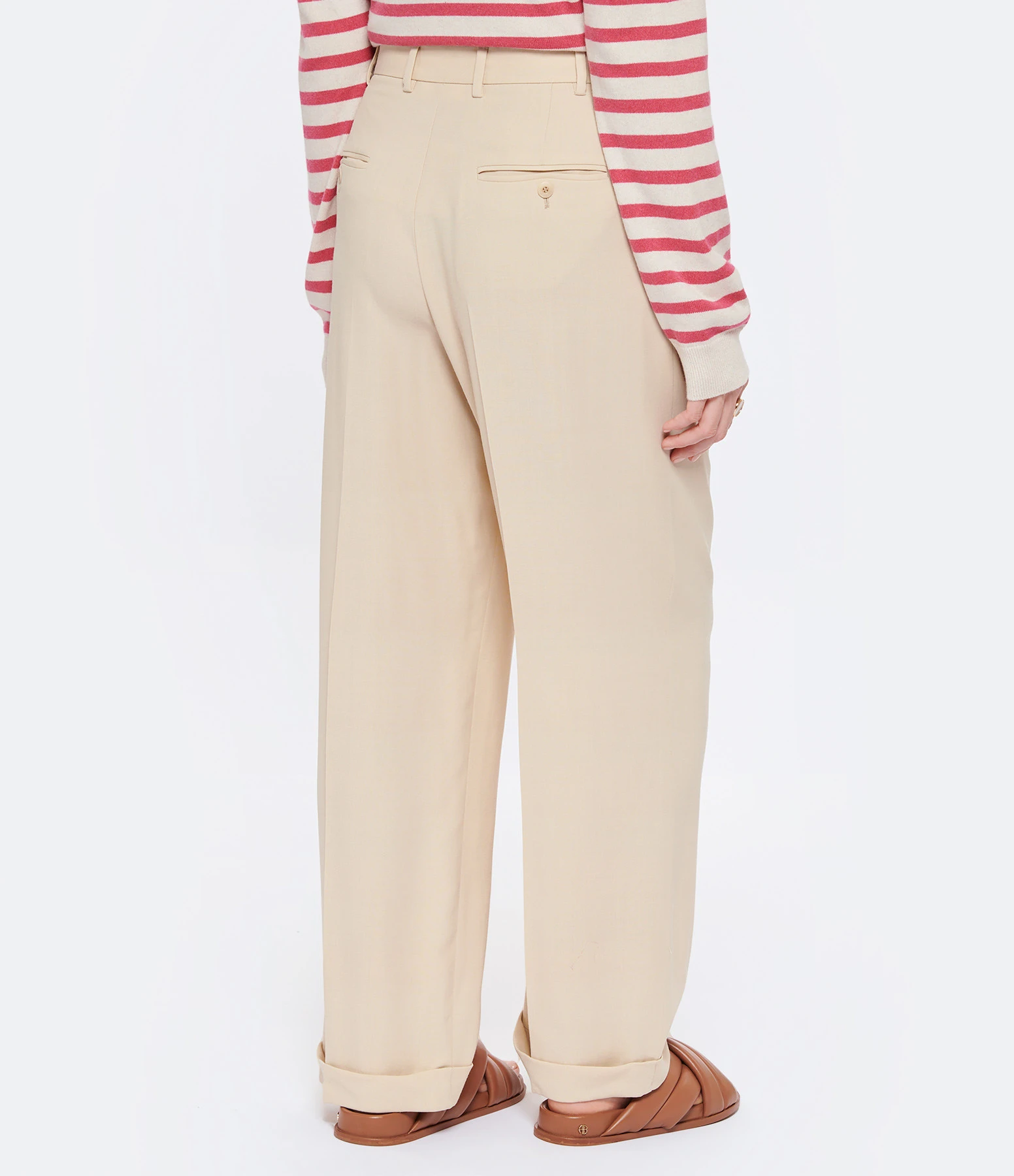 A.P.C. Pantalon Melissa Laine Écru 7 A.P.C. Pantalon Melissa Laine Écru – Image 5