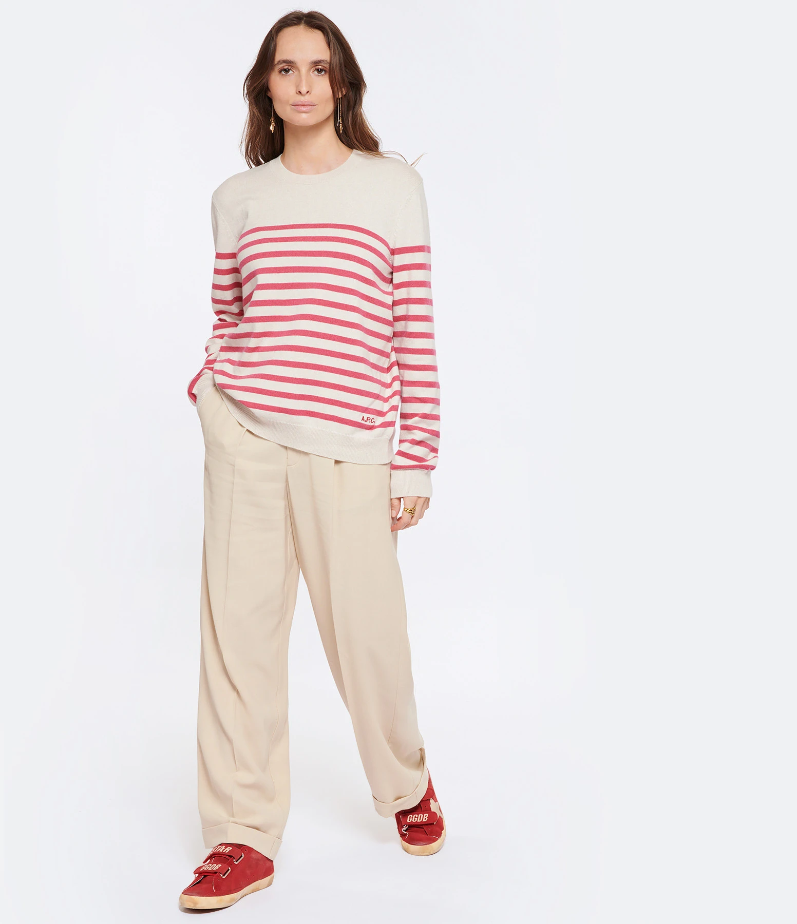 A.P.C. Pantalon Melissa Laine Écru 8 A.P.C. Pantalon Melissa Laine Écru – Image 6