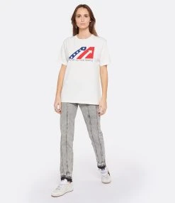 AUTRY Tee-shirt Iconic Action Coton Blanc 10 AUTRY Tee-shirt Iconic Action Coton Blanc -ANINE BING Boutique autry look20221220 356
