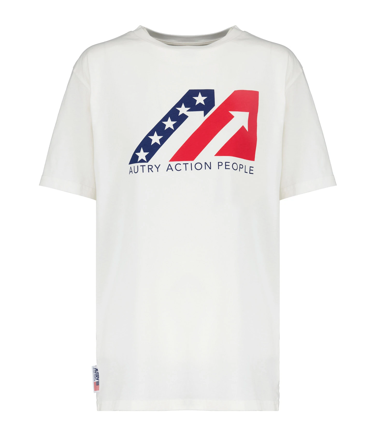 AUTRY Tee-shirt Iconic Action Coton Blanc 3 AUTRY Tee-shirt Iconic Action Coton Blanc