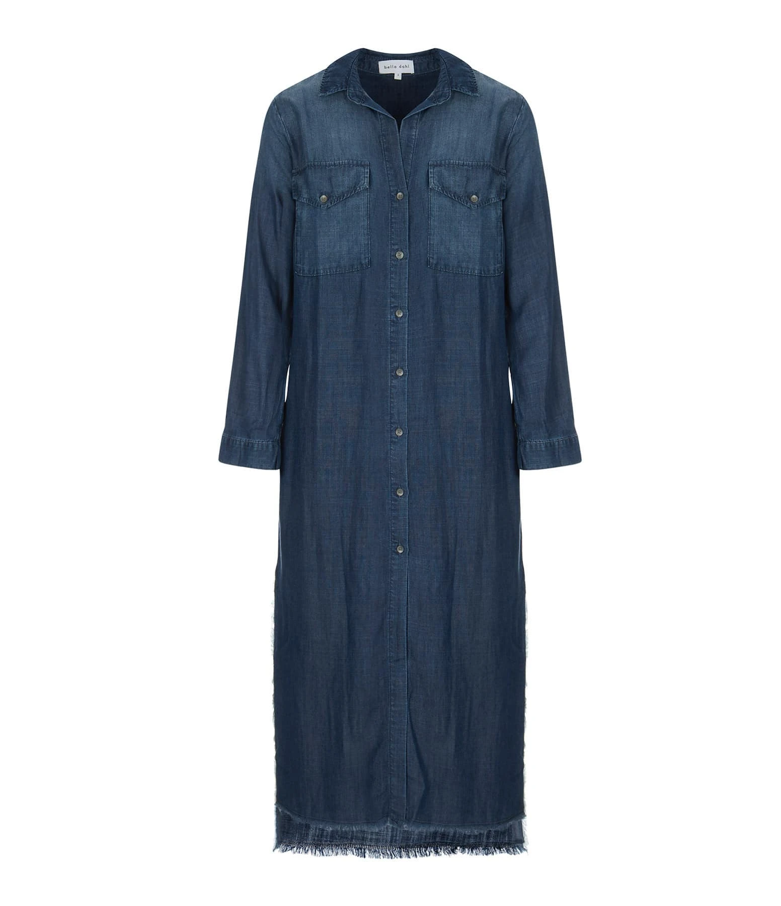 Bella Dahl Robe Chemise Maxi Dark Ombre Wash 3 Bella Dahl Robe Chemise Maxi Dark Ombre Wash