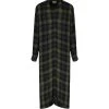 Bella Dahl Robe Rolled Sleeve Duster Jasper Green Plaid 1 Bella Dahl Robe Rolled Sleeve Duster Jasper Green Plaid -ANINE BING Boutique bella46150 pck20221017 1