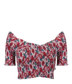ANTIK BATIK Top Blossom Rouge