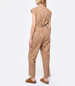 CHARLIE JOE Combinaison Lara Coton Léopard -ANINE BING Boutique charl look20230222 38