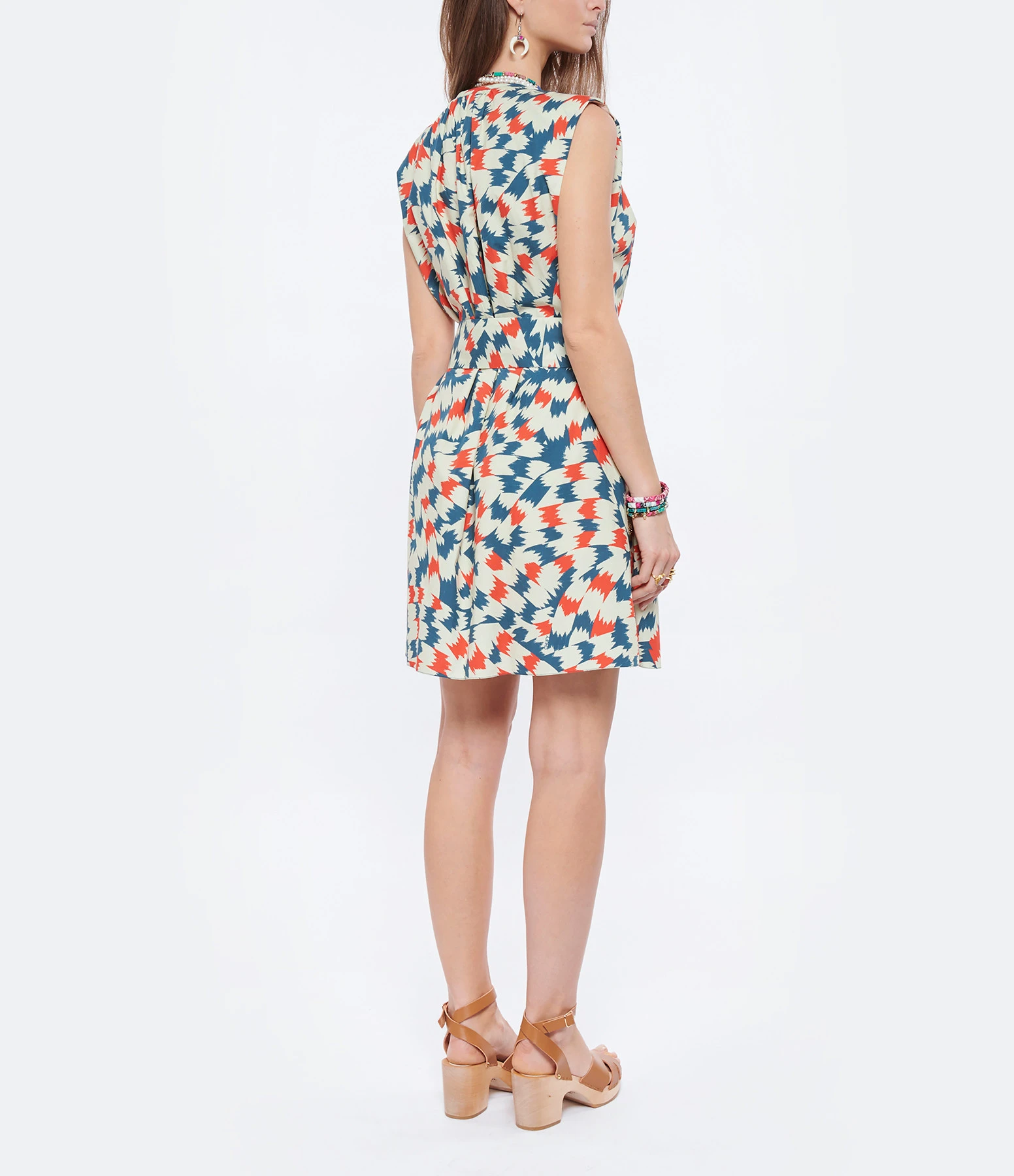 CHUFY Robe Mara Coton Biologique Imprimé Sicily Red 6 CHUFY Robe Mara Coton Biologique Imprimé Sicily Red – Image 4
