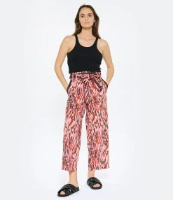 CHUFY Pantalon Bes Coton Bio Imprimé Rose 10 CHUFY Pantalon Bes Coton Bio Imprimé Rose -ANINE BING Boutique chufy look20230124 482