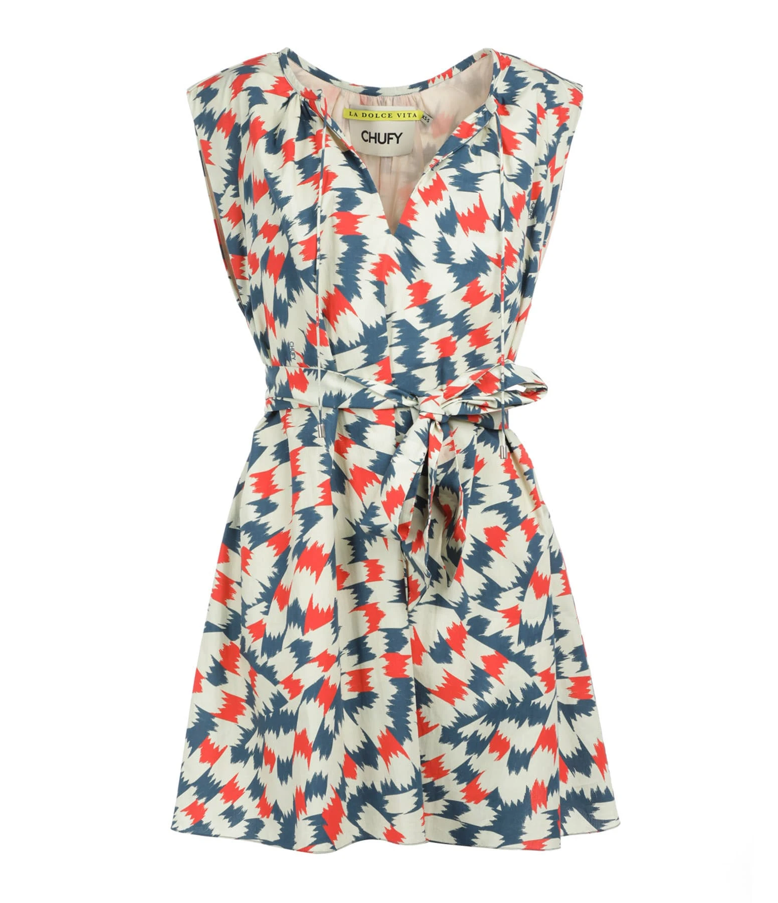 CHUFY Robe Mara Coton Biologique Imprimé Sicily Red 3 CHUFY Robe Mara Coton Biologique Imprimé Sicily Red