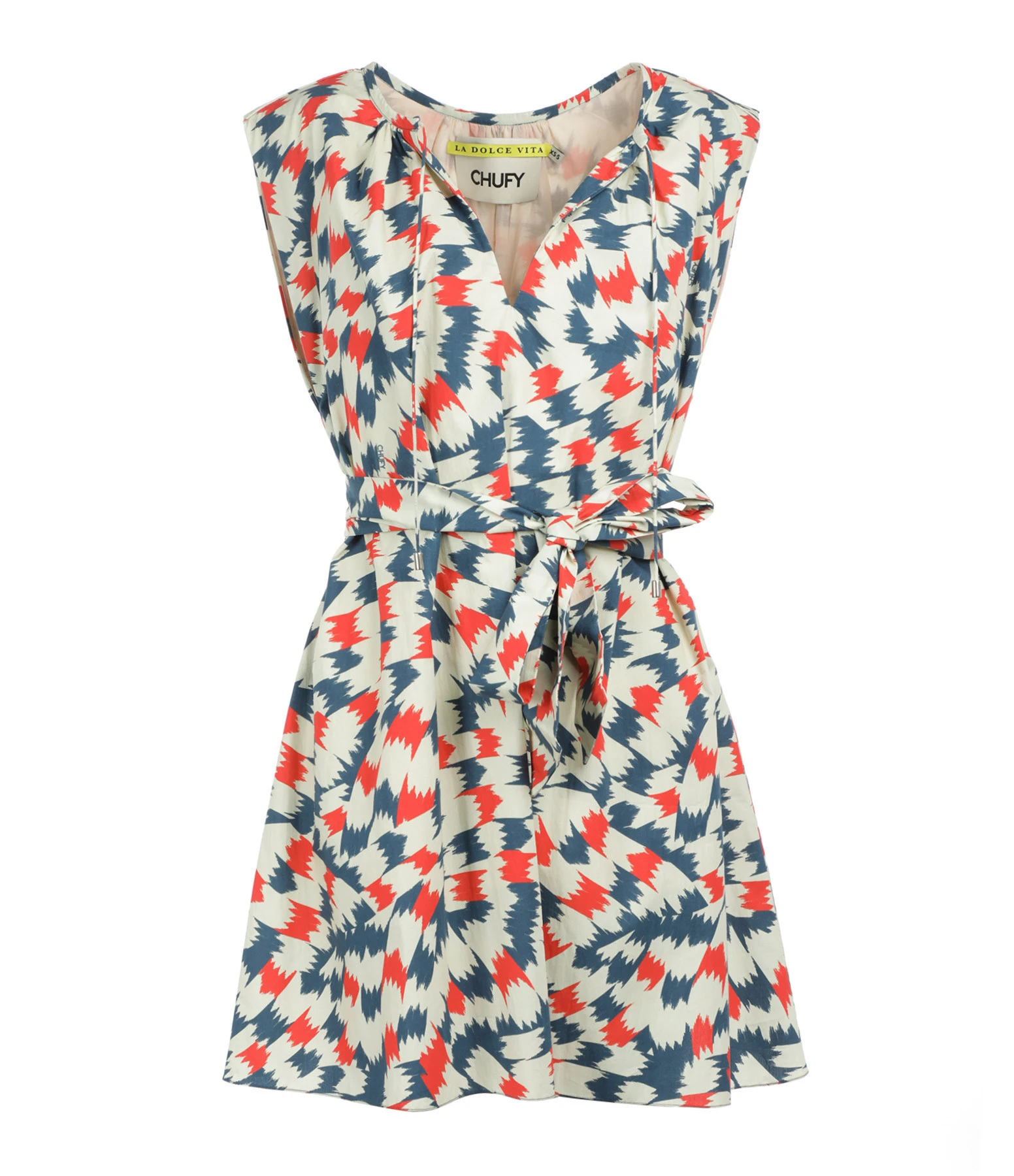 CHUFY Robe Mara Coton Biologique Imprimé Sicily Red 3 CHUFY Robe Mara Coton Biologique Imprimé Sicily Red