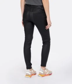 CLOSED Jean Skinny Pusher Cuir Agneau Noir -ANINE BING Boutique close look20221222 297