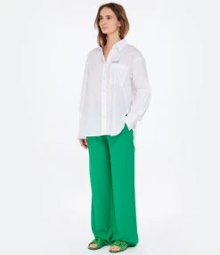CLOSED Pantalon Winona Patine Verte -ANINE BING Boutique close look20230110 289