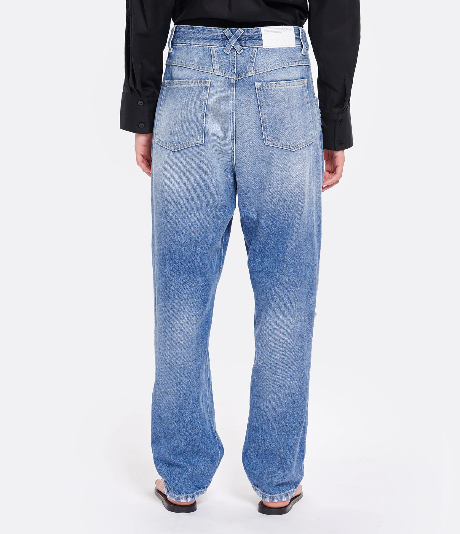 CLOSED Jean Pearl Coton Recyclé Bleu Moyen 7 CLOSED Jean Pearl Coton Recyclé Bleu Moyen – Image 5