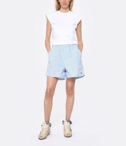 CLOSED Short Boxer Coton Bio Bleu Ciel 9 CLOSED Short Boxer Coton Bio Bleu Ciel -ANINE BING Boutique close look20230222 173