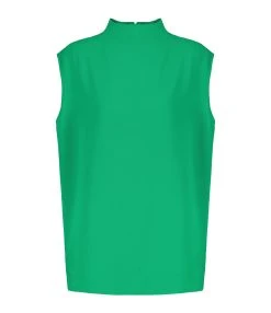 CLOSED Top Col Montant Patine Verte