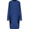 CLOSED Robe Chemise Lin Coton Bleu Foncé -ANINE BING Boutique close48656 pck20221221 1