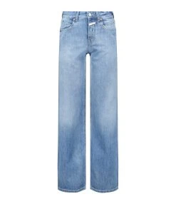 CLOSED Jean Nikka Coton Bio Bleu Clair