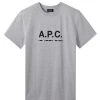 A.P.C. Tee-shirt Sven Coton Gris Chine -ANINE BING Boutique codeu m26199pla 02 1668785153 1