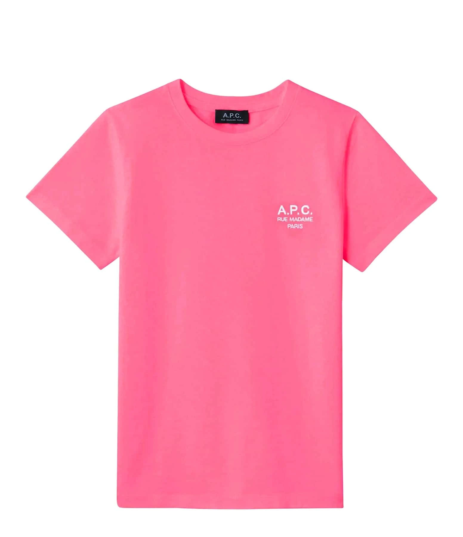 A.P.C. Tee-shirt New Denise Coton Rose Vif 3 A.P.C. Tee-shirt New Denise Coton Rose Vif