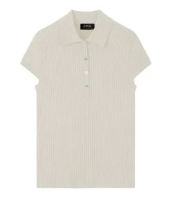 A.P.C. Polo Jess Coton Blanc