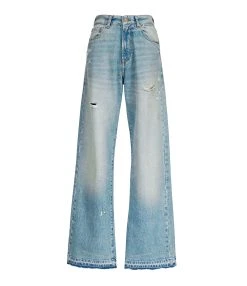 ESSENTIEL ANTWERP Jean Boyfriend Damp Denim Bleu