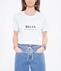 DEAR JULIETTE Tee-shirt Relax Coton Biologique Blanc -ANINE BING Boutique dearj look20220315 213